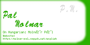 pal molnar business card
